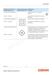 LE W E2A-LZNY-6K8L 데이터 시트 페이지 13