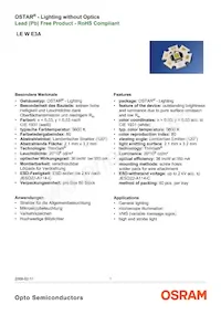 LE W E3A-MZPX-6K8L Datasheet Cover