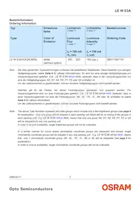 LE W E3A-MZPX-6K8L Datasheet Page 2