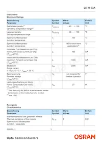 LE W E3A-MZPX-6K8L Datasheet Page 3