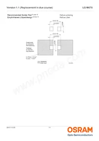 LG M670-J2M1-1-0-10-R18-Z Datasheet Pagina 11