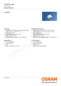 LG N971-KN-1 Datasheet Copertura
