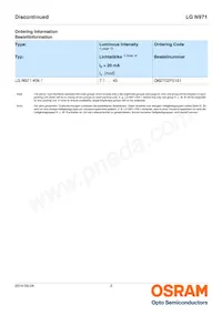 LG N971-KN-1 Datasheet Pagina 2