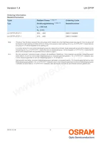 LH CP7P-2T4T-1-0-350-R18-Z-LM Datasheet Page 2