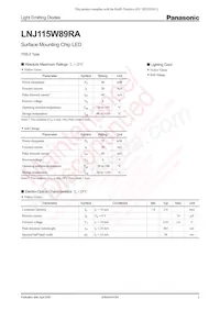 LNJ115W89RA Datasheet Cover