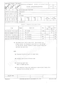 LNJ308G8PRA Datasheet Cover