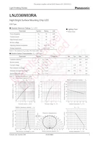 LNJ336W83RA 데이터 시트 표지