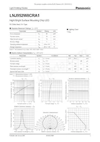 LNJ952W8CRA1 Datasheet Cover