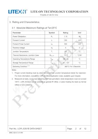 LOPL-E001B Datasheet Page 2