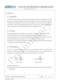 LOPL-E001B Datasheet Page 10