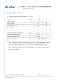 LOPL-E001C Datasheet Pagina 2