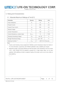 LOPL-E011BA Datasheet Pagina 3