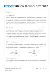 LOPL-E011BA Datasheet Pagina 10