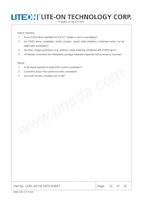 LOPL-E011BA Datasheet Pagina 12