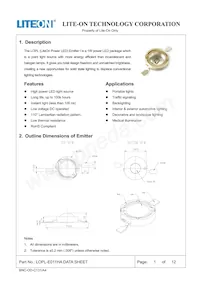 LOPL-E011HA Datasheet Cover