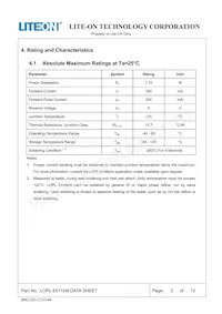 LOPL-E011HA Datasheet Pagina 3