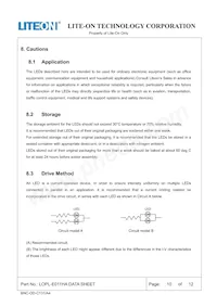 LOPL-E011HA Datasheet Pagina 10