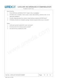 LOPL-E011HA Datasheet Pagina 12