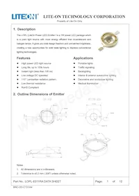 LOPL-E011RA Datasheet Cover