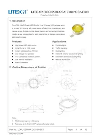 LOPL-E011WA Datasheet Copertura