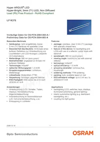 LP K376-P2R1-25 Datasheet Cover
