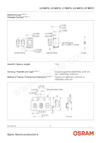 LP M670-G1J1-1-0-10-R18-Z Datasheet Page 9
