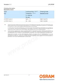 LR CPDP-JTKQ-1-0-350-R18-XX Datasheet Page 2