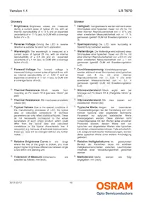 LR T67D-U1V2-1-1-20-R18-Z Datasheet Page 18