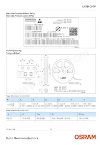 LRTBC9TP-CWD5-1+D5E7-25+A Datasheet Page 22