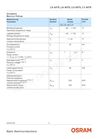 LS A676-P2R1-1 Datasheet Page 3