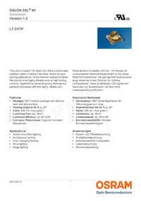 LT CP7P-KZLX-45-1-350-R18-LM Datasheet Cover