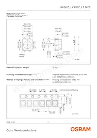 LT E67C-T2V1-35-1-Z Datasheet Pagina 11