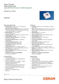 LT T673-P1Q2-25-0-10-R18-Z Datasheet Cover