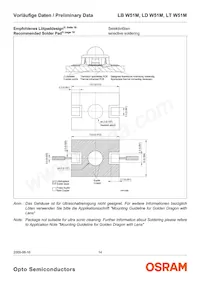 LT W51M-JYKZ-36-S-Z Datasheet Page 14