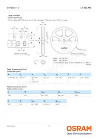 LT W5AM-KZLY-36-0-350-R18 Datasheet Pagina 17