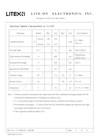 LTL-4268-H4 Datasheet Page 4