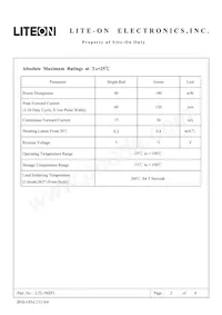 LTL-58EFJ Datasheet Page 2