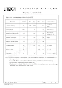 LTL2P3KYK Datasheet Page 3