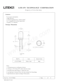 LTL2T3TBK4 Datasheet Cover