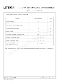 LTL2T3TBK4 Datasheet Page 2