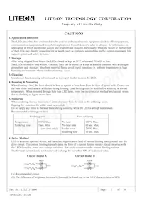 LTL2T3TBK4 Datasheet Page 7