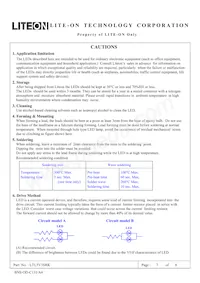 LTL5V3SRK Datasheet Page 7