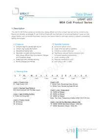 LTPL-M04530QS30-T0 Datasheet Cover