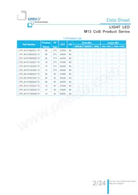 LTPL-M13710ZS40-T2 Datasheet Page 2