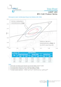 LTPL-M13710ZS40-T2 Datasheet Page 17