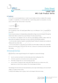 LTPL-M13710ZS40-T2 Datasheet Page 22