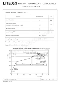 LTST-020ZBL Datasheet Page 2