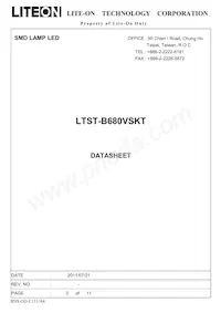 LTST-B680VSKT-LW Datasheet Cover