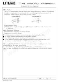 LTST-B680VSKT-LW Datasheet Pagina 10