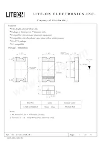 LTST-C150KEKT Datasheet Cover